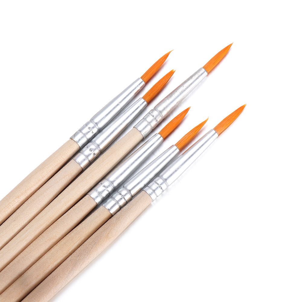 Watercolor Brush Pen - 10 個フック画材水彩ペイントブラシ絵画ペン描画ブラシフックラインペン