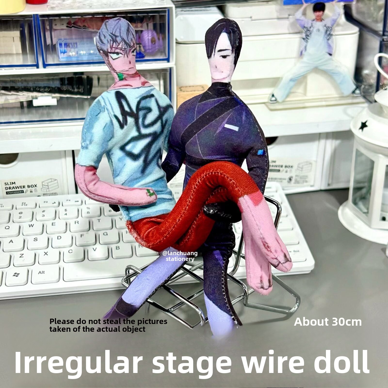 Art Craft Store - エイリアンステージ 取り外し可能な手足 ワイヤー支持可動式人形 げっ歯類ドライトイ コレクタブルデスクトップディスプレイ装飾 ギフトクラフトオーナメント