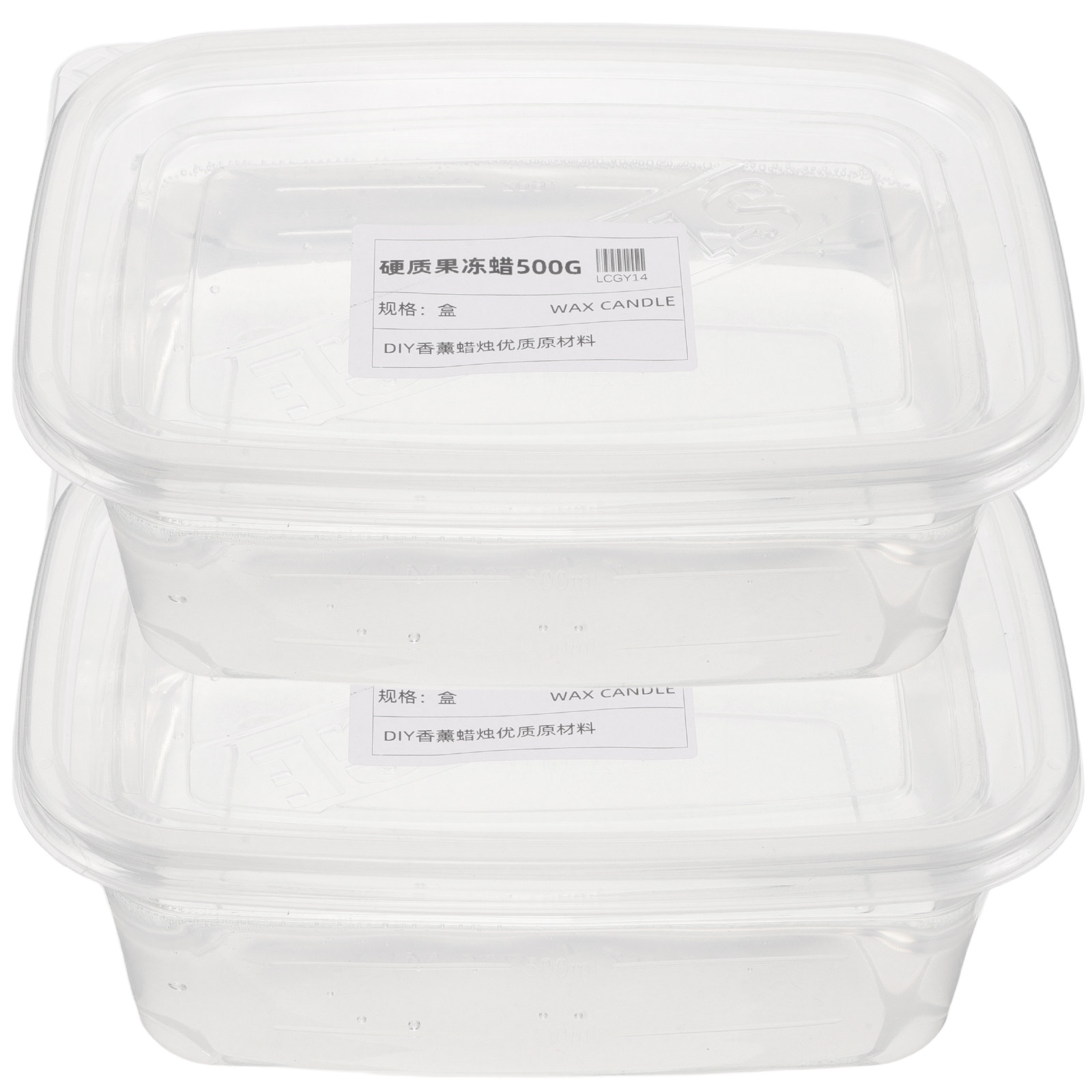 Candle Making Wax - キャンドル作り用クリアジェルワックス 1kg/2.2lb 透明ジェルワックス 高密度素材 DIY手作り香り付きキャンドルカップ用品
