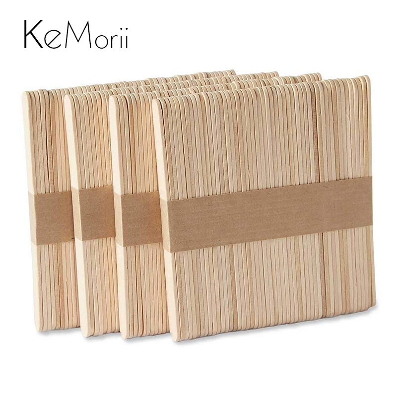 Art Craft With Ice Cream Stick - 天然木のアイスキャンデー,アイスクリームスティック,多目的,べっ甲,手工芸品,50/100個