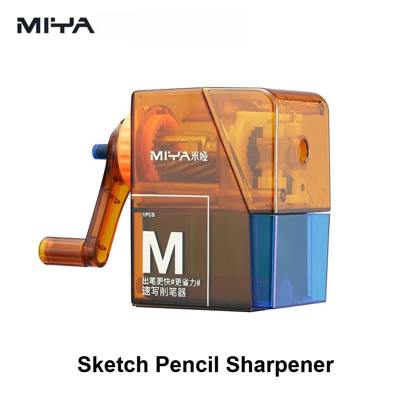 Colored Pencil Professional - Miya プロフェッショナルスケッチシャープナー φ6-8.2mm用 手回し式アーティスト向け手動シャープナー スケッチ＆木炭/アート/描画/色鉛筆用