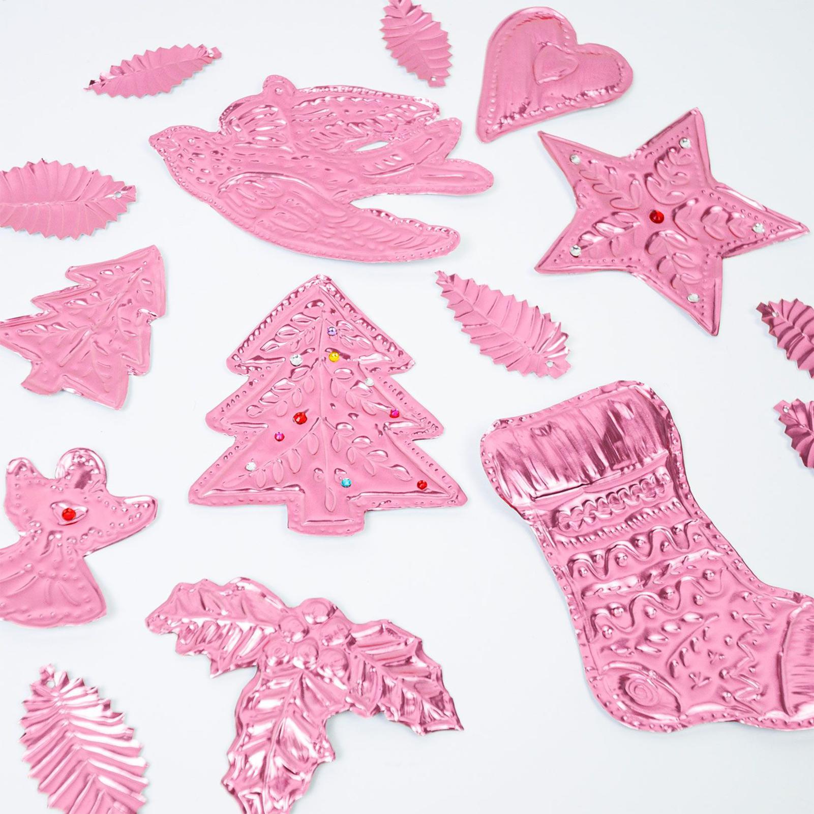 エンボス箔 8枚 アルミクラフト用品 エンボスシート 箔紙  - Art Craft With Paper のレビューと価格