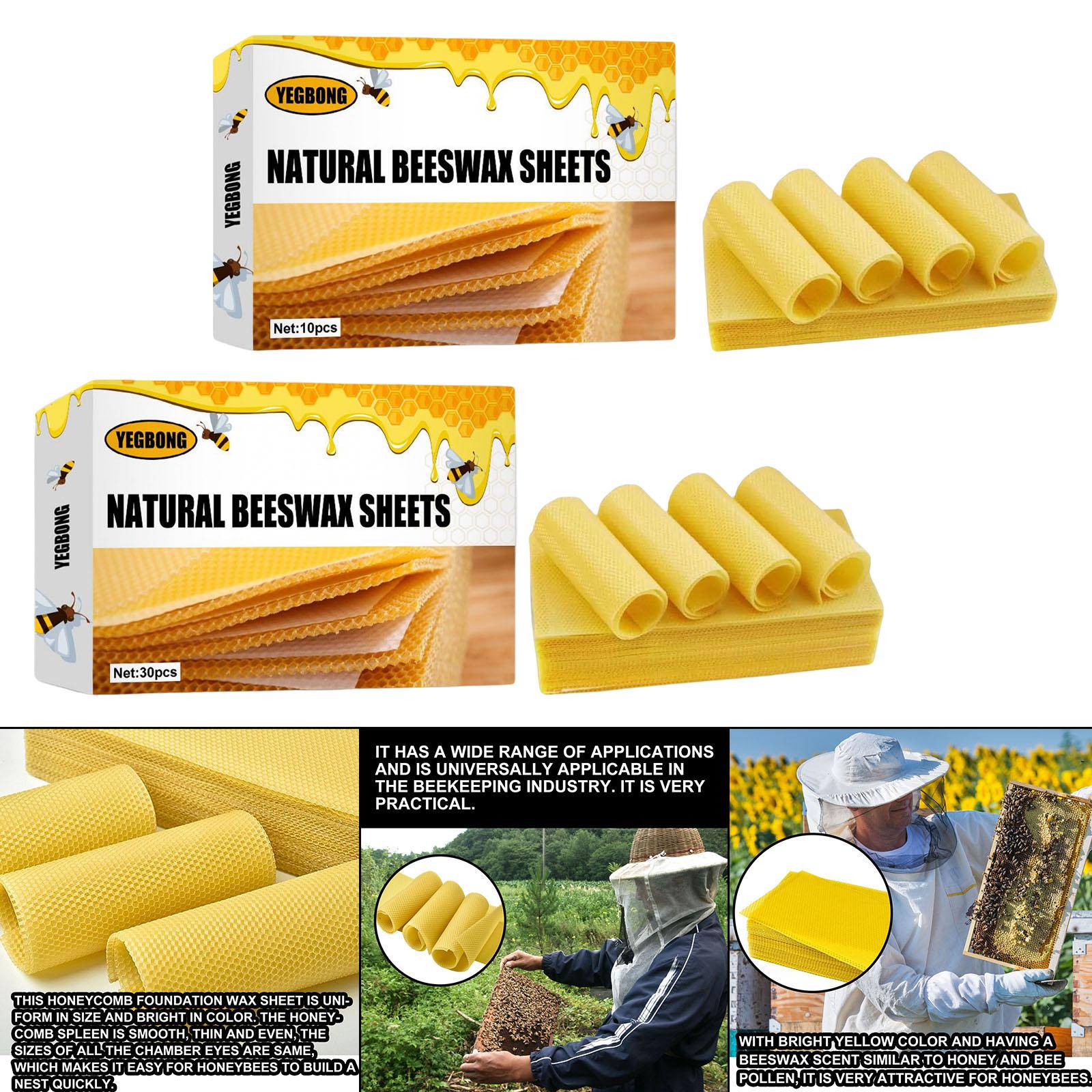 蜜蝋シート、養蜂用基盤シート、蜜蝋キャンドル作成キット、天然 - Candle Making Wax のレビューと価格