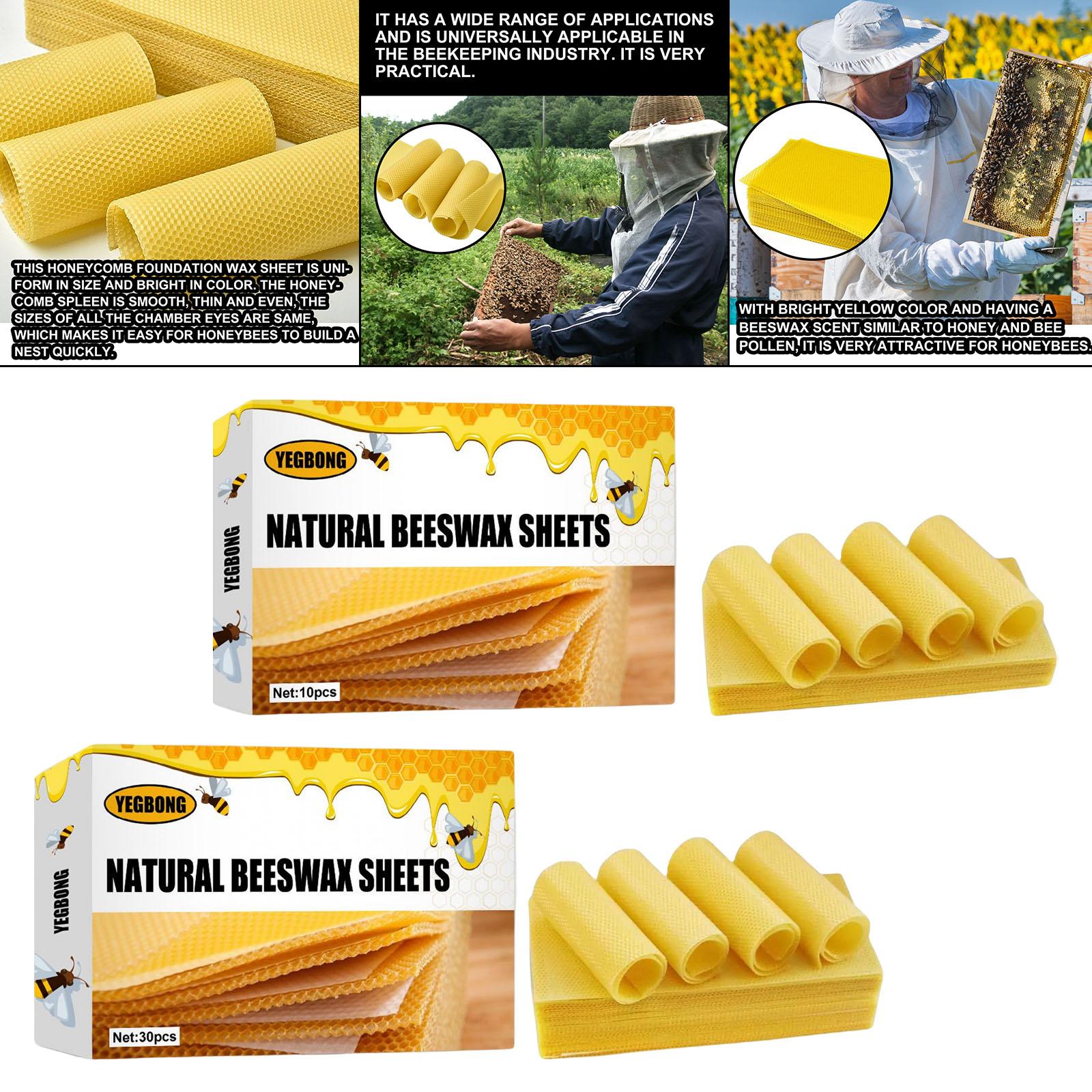蜜蝋シート、養蜂用基盤シート、蜜蝋キャンドル作成キット、天然 - Candle Making Wax のレビューと価格