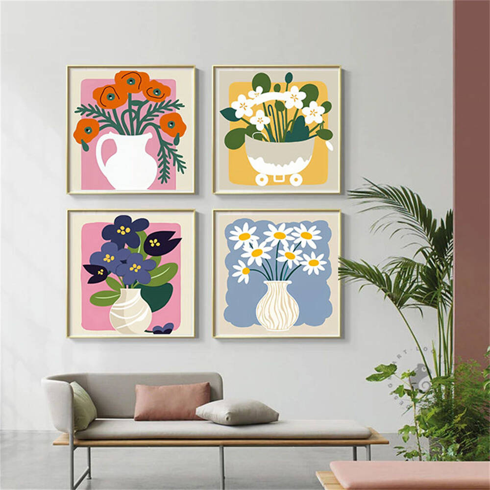 数字による絵画キット地中海村のシーンキャンバスアートハンドペ - Art Craft Number のレビューと価格