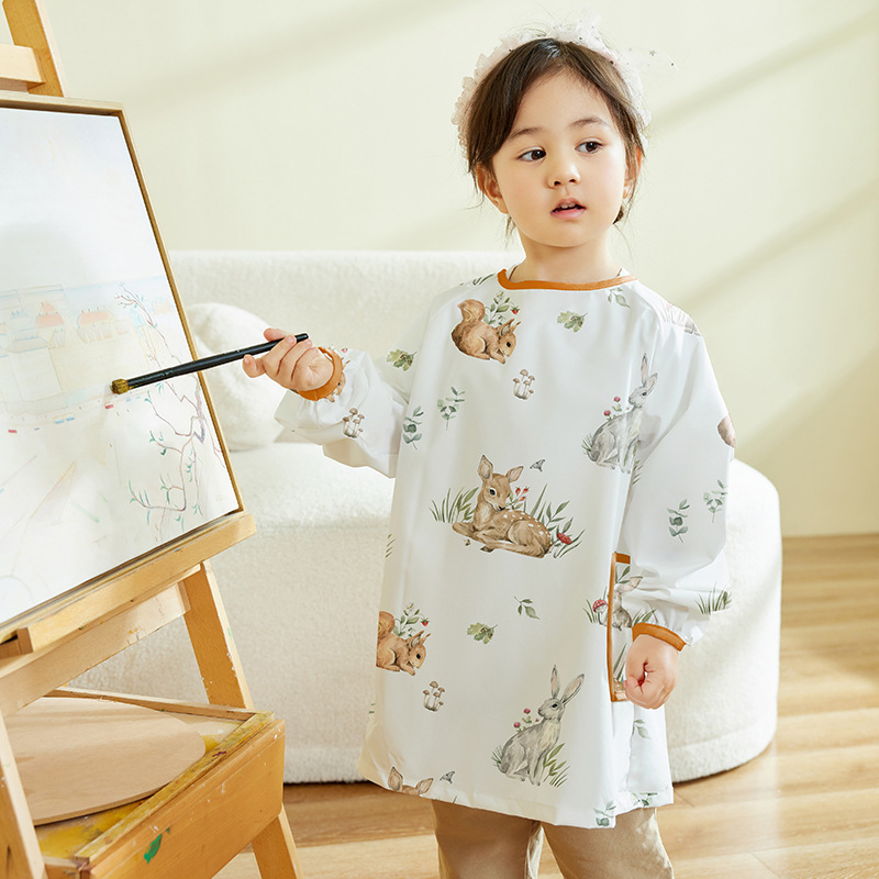 子供用防水アートカバーシャツ長袖ペイントエプロン幼稚園の美術 - Art Craft For Preschool のレビューと価格
