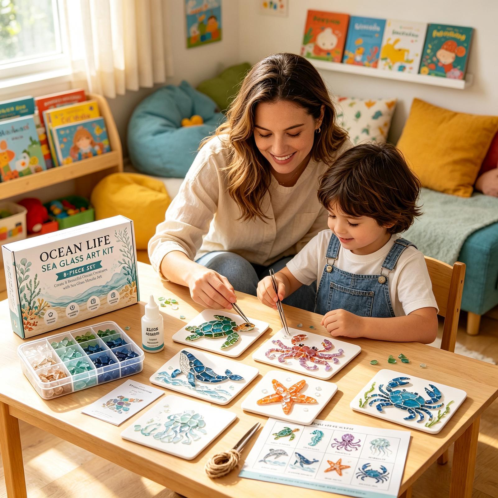 ガーデンブルームモザイクアートDIYクラフトキット コテージ - Art Craft Butterfly のレビューと価格