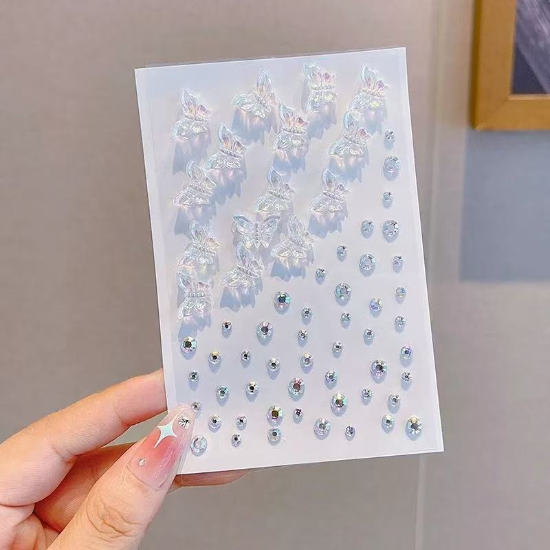 韓国インスタイルマーメイドローズ 3D 蝶電話ケース装飾ライ - Art Craft Butterfly のレビューと価格