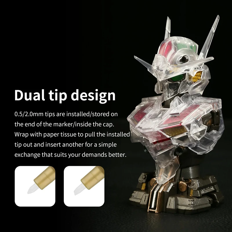 メタリックマーカー カラーリングペン メカペイント用 ペイン - Illustration Marker Set のレビューと価格