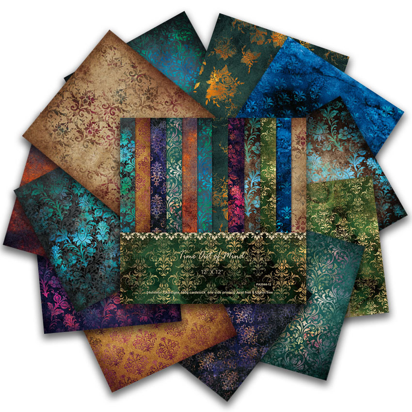 24 枚 30 × 30 センチメートルスクラップブック紙パ - Art Craft Journals のレビューと価格