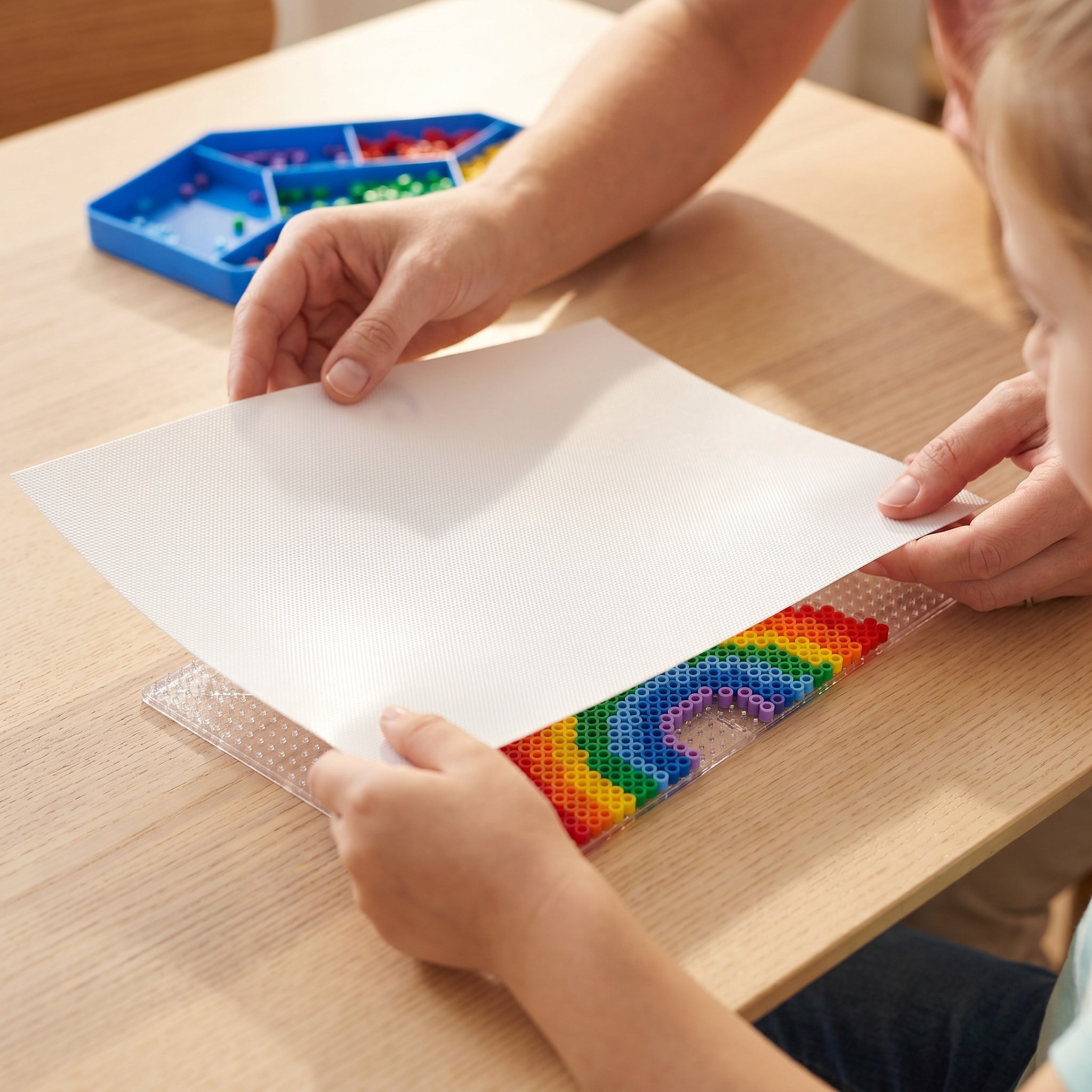 5枚入りヒューズビーズアイロンペーパー、テクスチャード加工の - Art Craft With Paper のレビューと価格