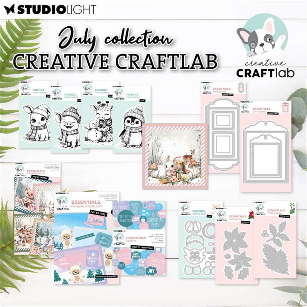 新しいクリスマス動物シリコンスタンプスカラップラベルお祝い金 - Rubber Stamp Blank のレビューと価格