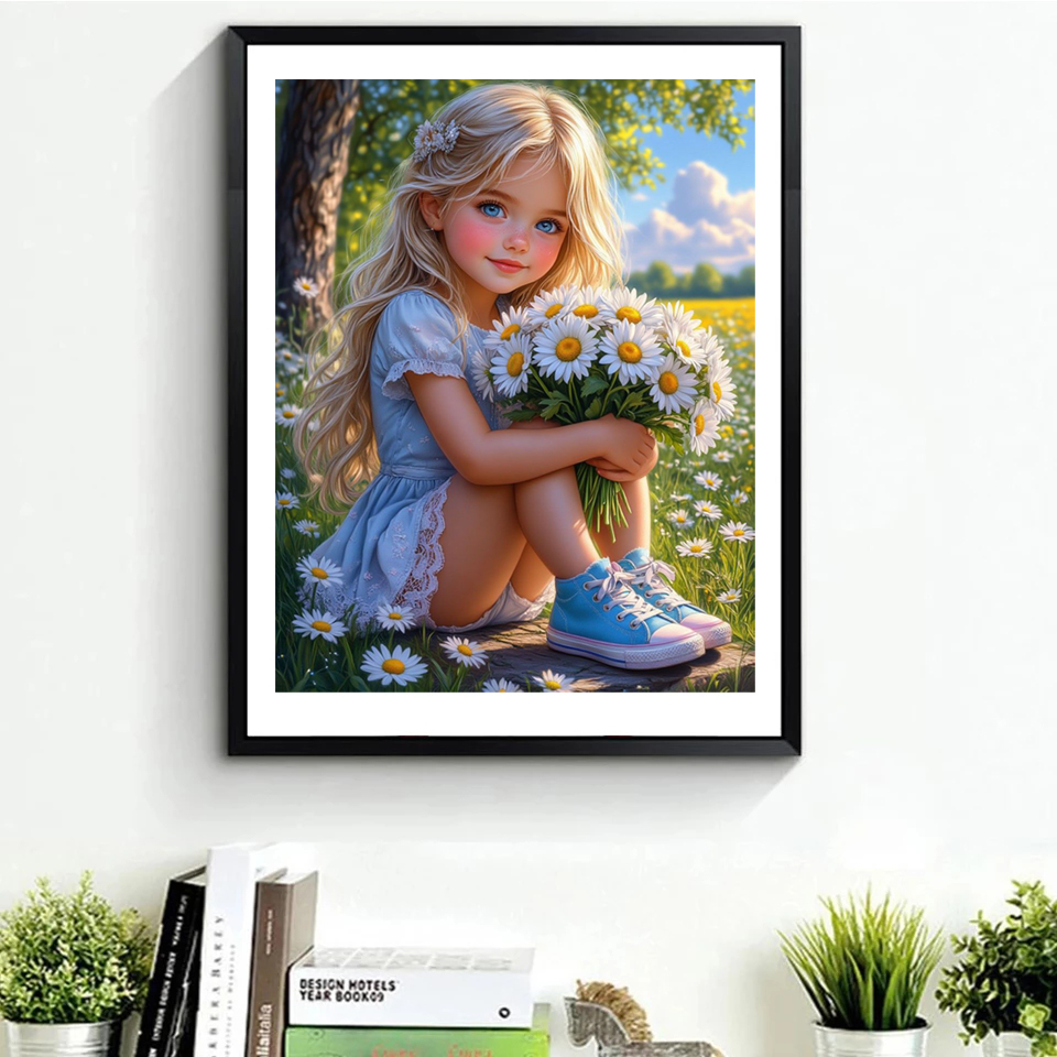 フレームレス、5D DIY ダイヤモンドペインティング新コレ - Art Craft Girl のレビューと価格