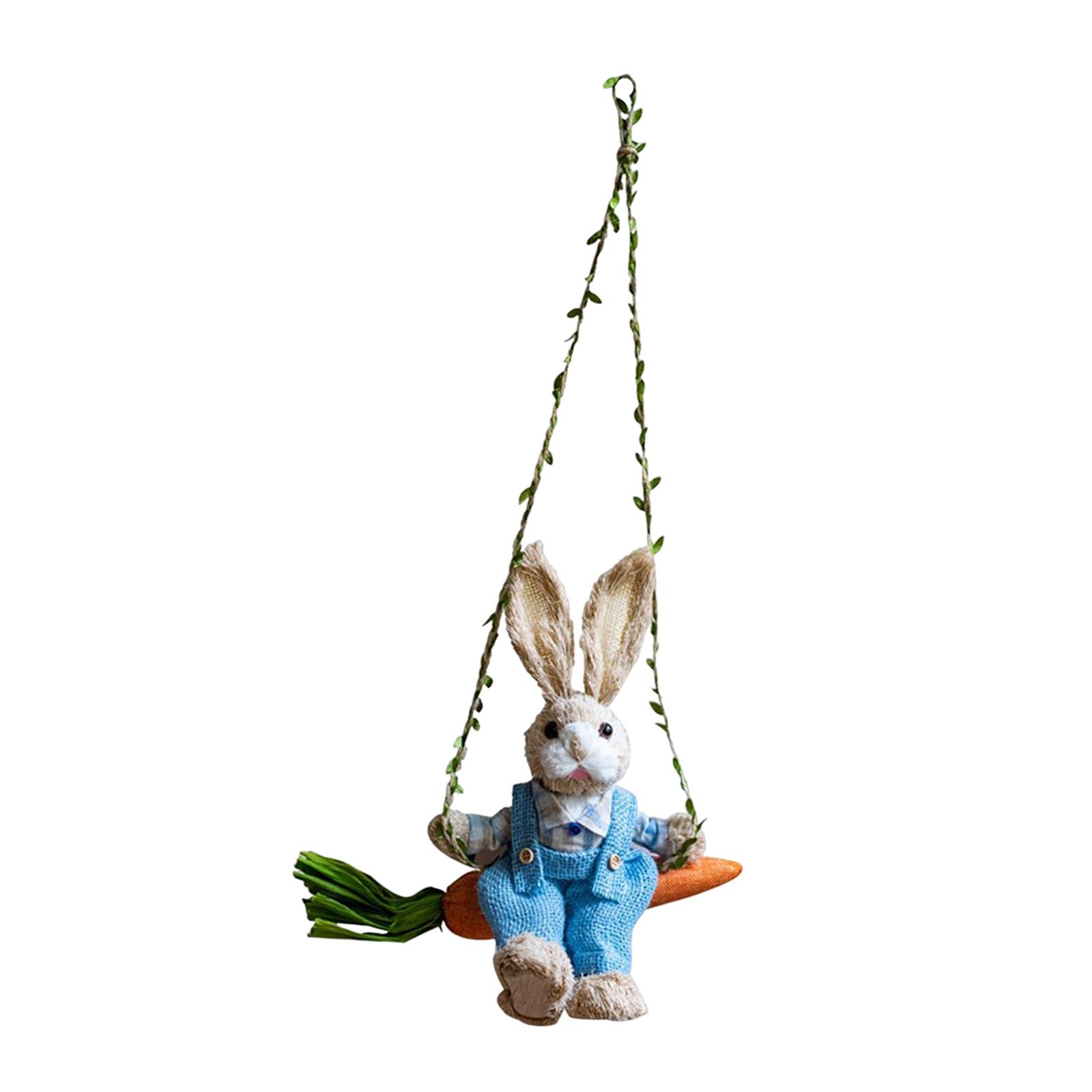 イースターバニーペンダント、収集価値のある模擬工芸品スイング - Art Craft Rabbit のレビューと価格