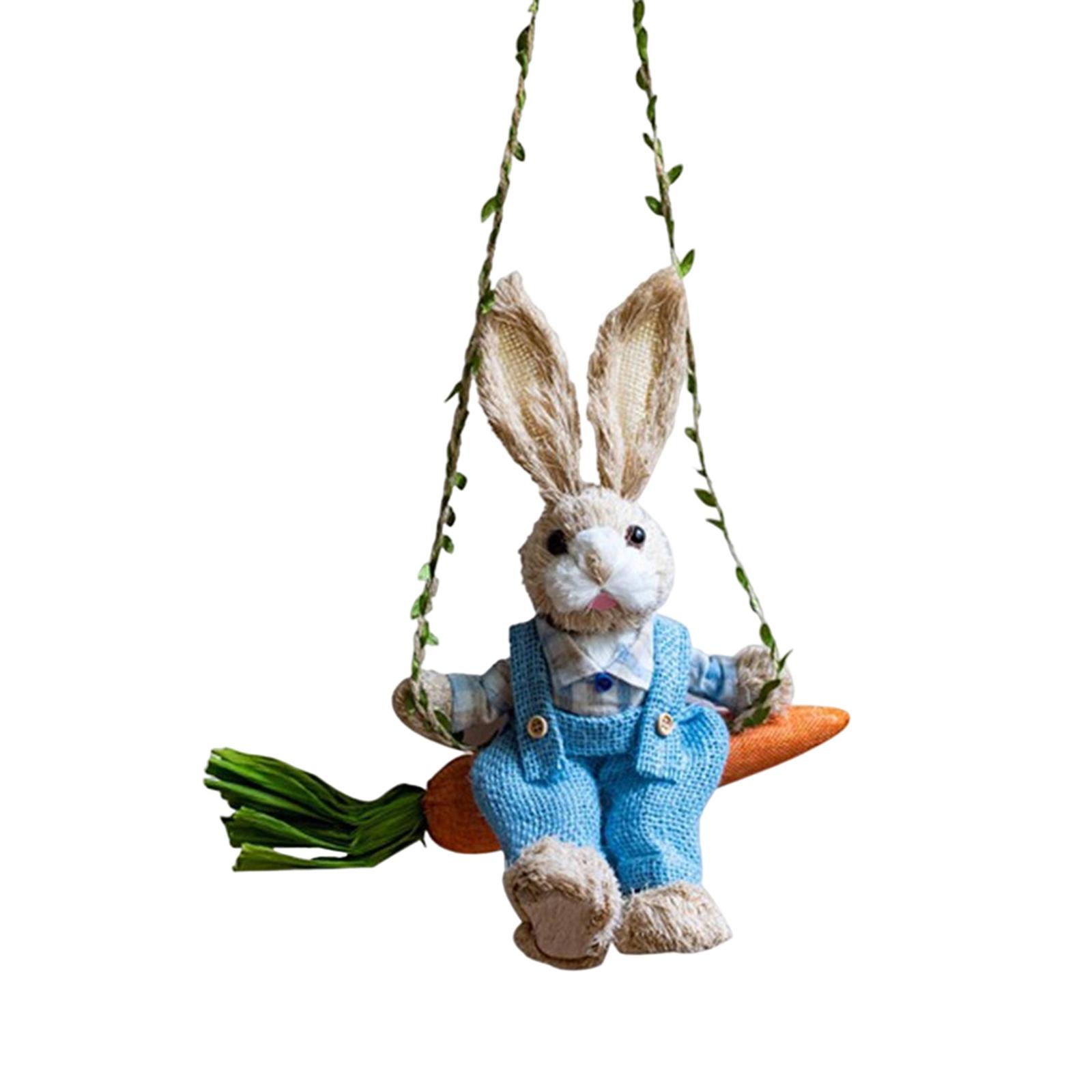 イースターバニーペンダント、収集価値のある模擬工芸品スイング - Art Craft Rabbit のレビューと価格