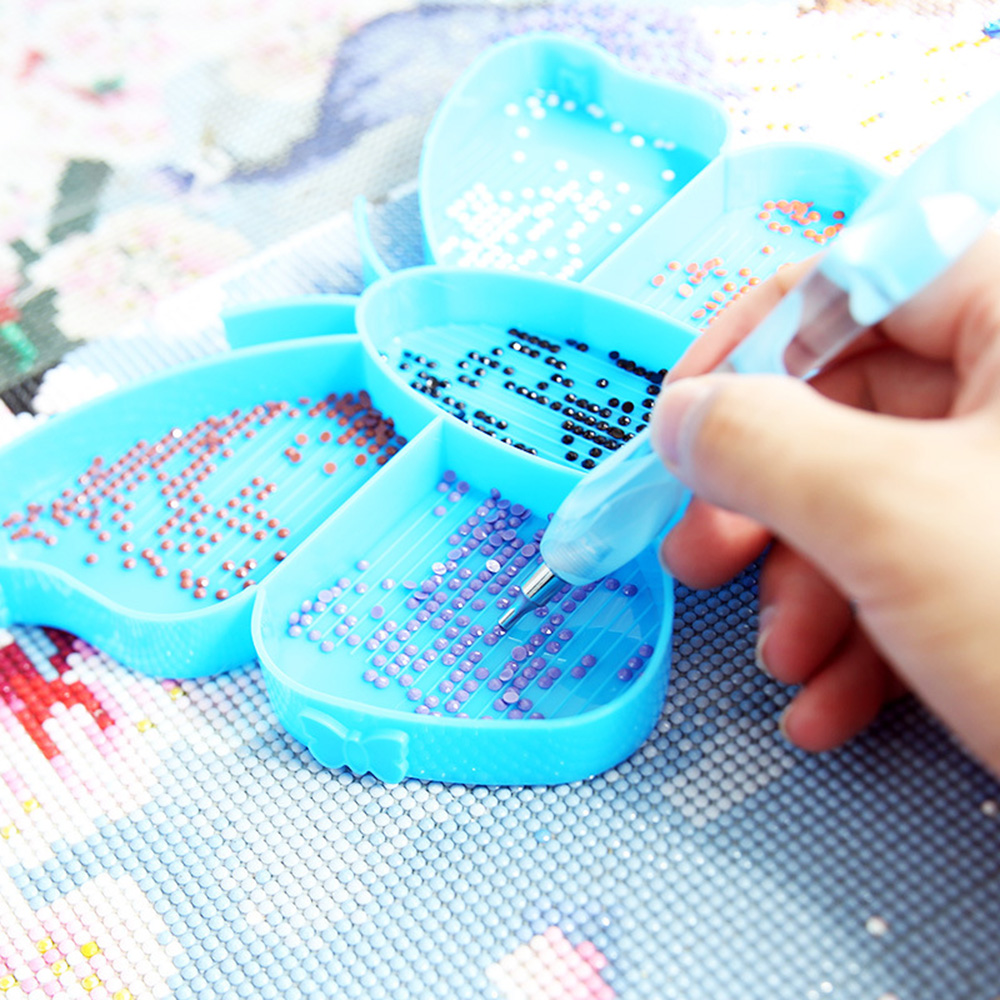 ダイヤモンドペインティングバタフライトレイセット、キュートな - Art Craft Butterfly のレビューと価格