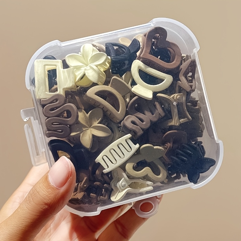 10/20/30 個コーヒー色ミニヘアクリップアソートランダ - Art Craft Girl のレビューと価格