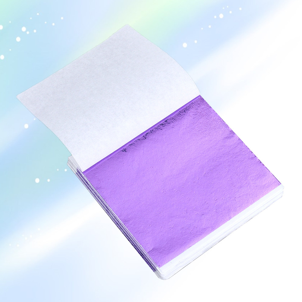 50枚入り 8x8.5cm ゴールドリーフシート 模造金箔紙 - Art Craft With Paper のレビューと価格