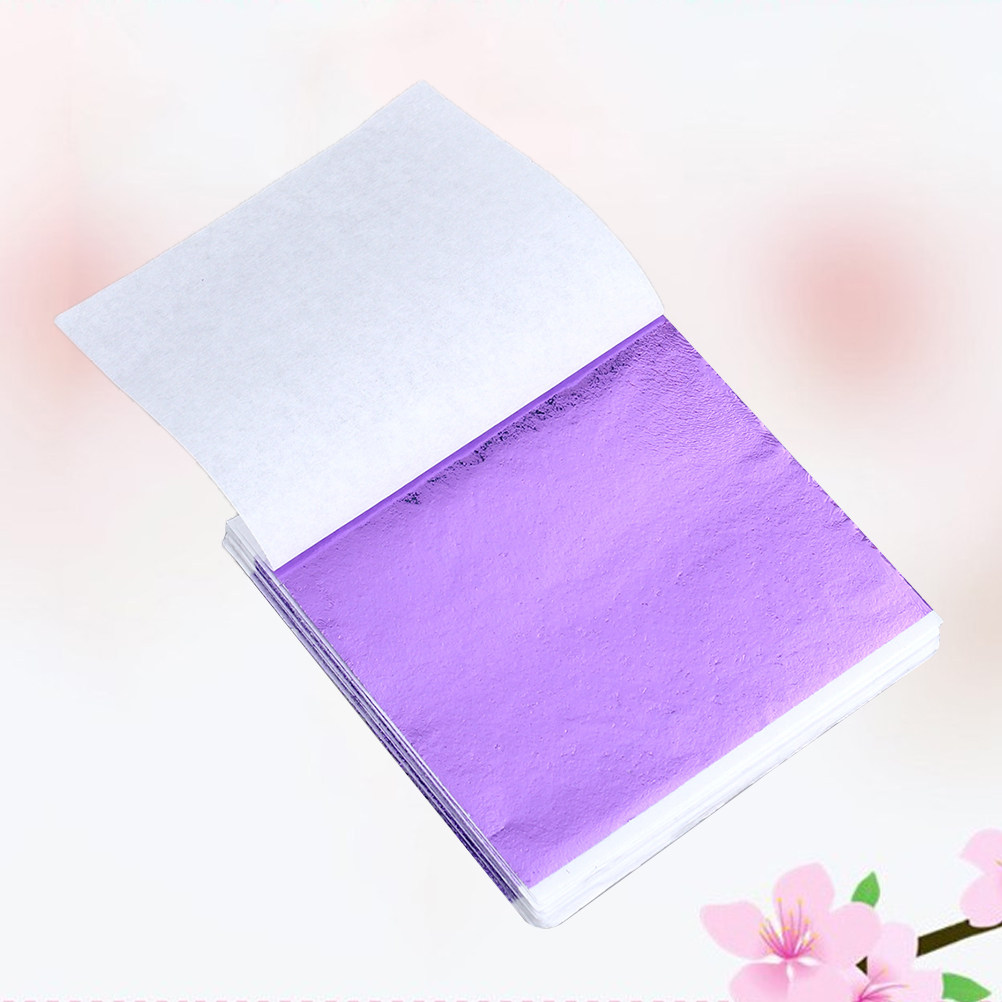 50枚入り 8x8.5cm ゴールドリーフシート 模造金箔紙 - Art Craft With Paper のレビューと価格