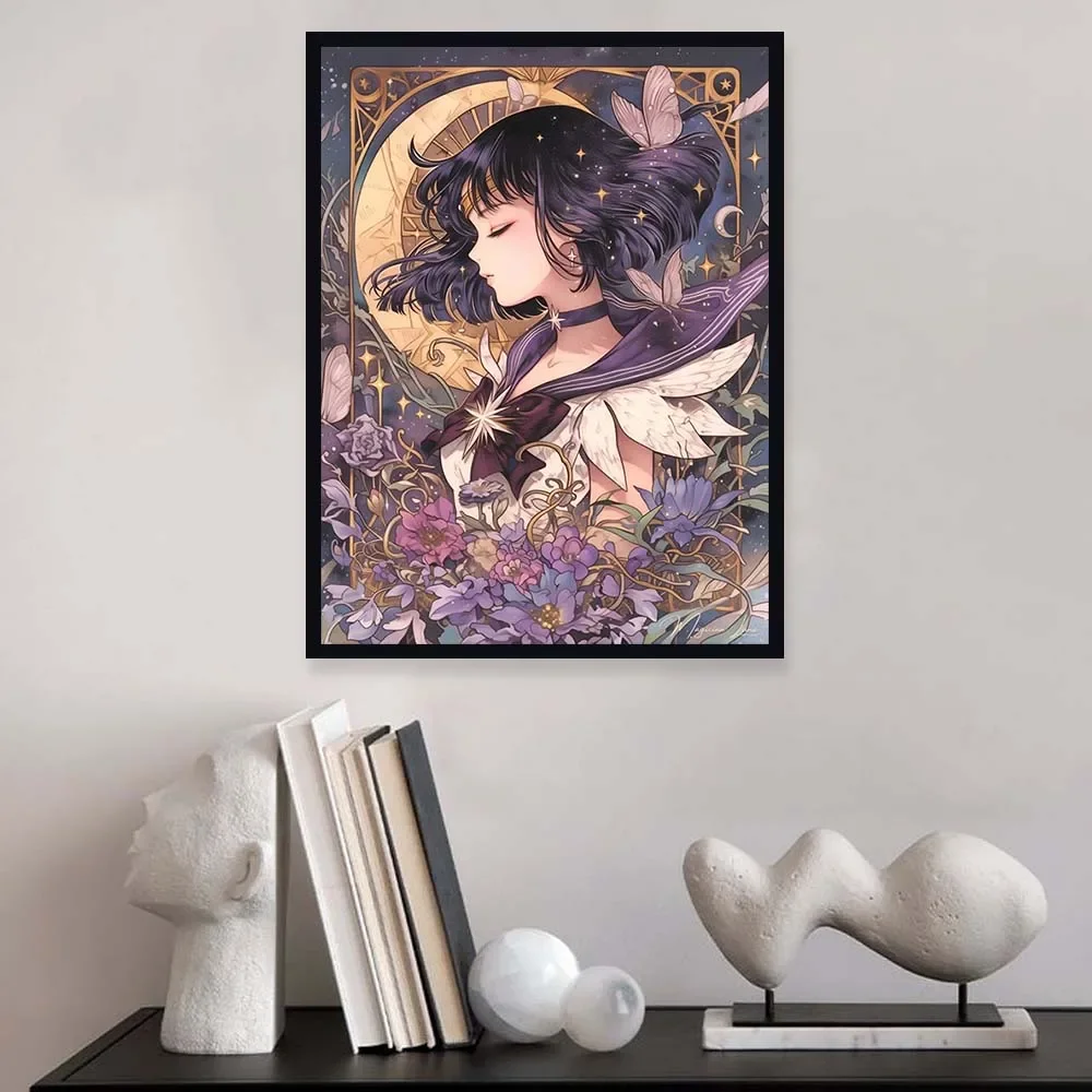 漫画アニメダイヤモンドペインティング美少女月少女戦士貼り付け - Art Craft Girl のレビューと価格