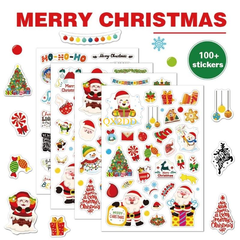 QX2D クリスマスホイルステッカー子供のための DIY ク - Art Craft Mirror のレビューと価格