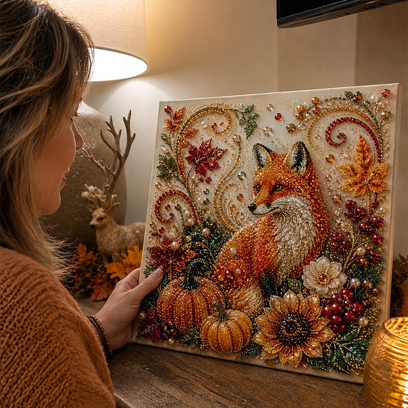 秋のパールペイントキット かわいい5Dパールペイントクラフト - Art And Craft Autumn のレビューと価格