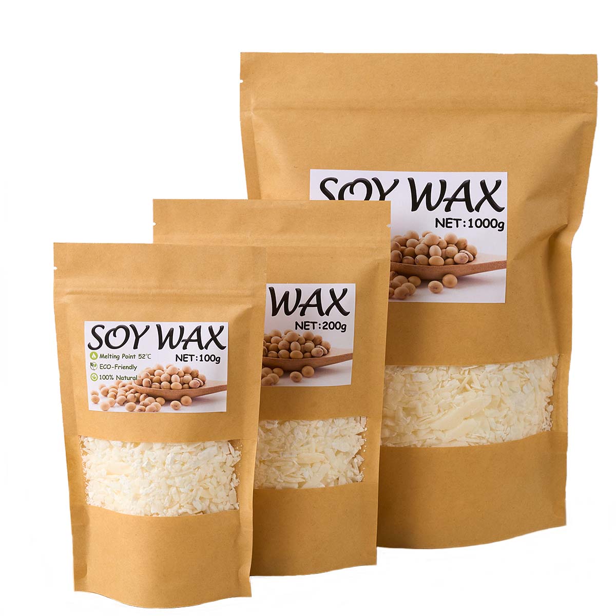 1 ポンドピュアホワイト大豆ワックス DIY 手作りキャンド - Candle Making Wax のレビューと価格