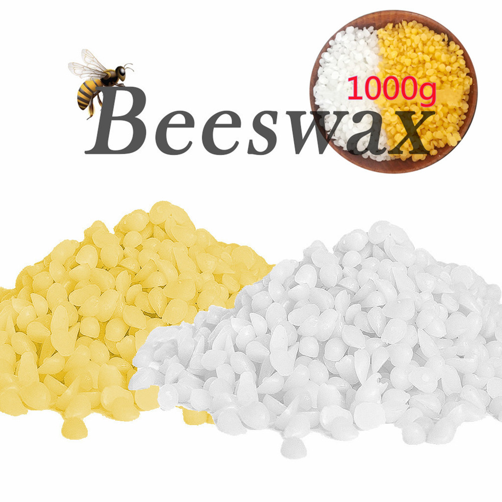 1000gピュアナチュラルミツロウ100％追加なし大豆ワック - Candle Making Wax のレビューと価格