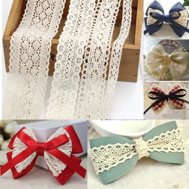 アイボリーホワイトコットンレーストリムリボン DIY 刺繍縫 - Art Craft Girl のレビューと価格