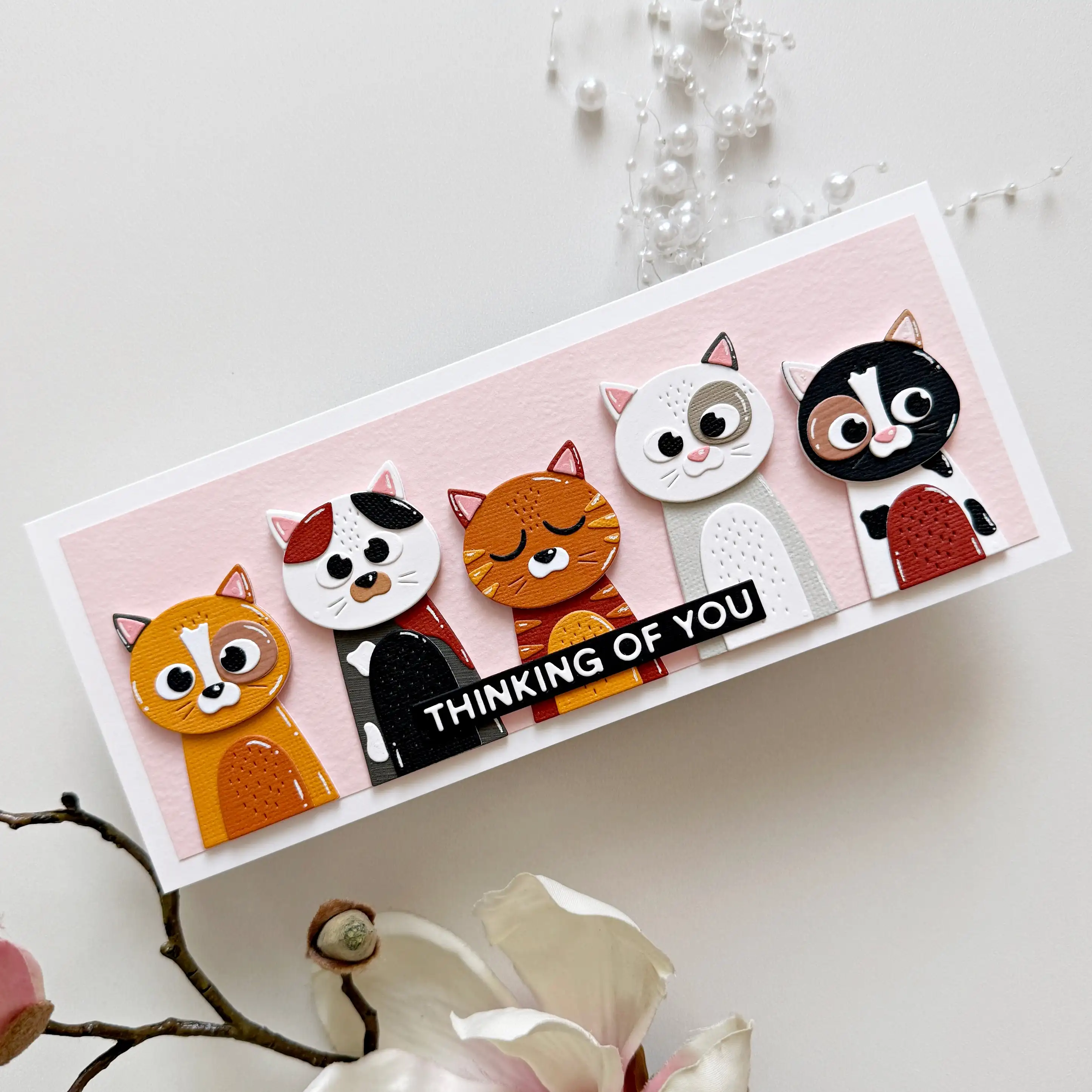切削ダイス愚かなフクロウ猫すべておめでとう花フィッシュボーン - Rubber Stamp Blank のレビューと価格