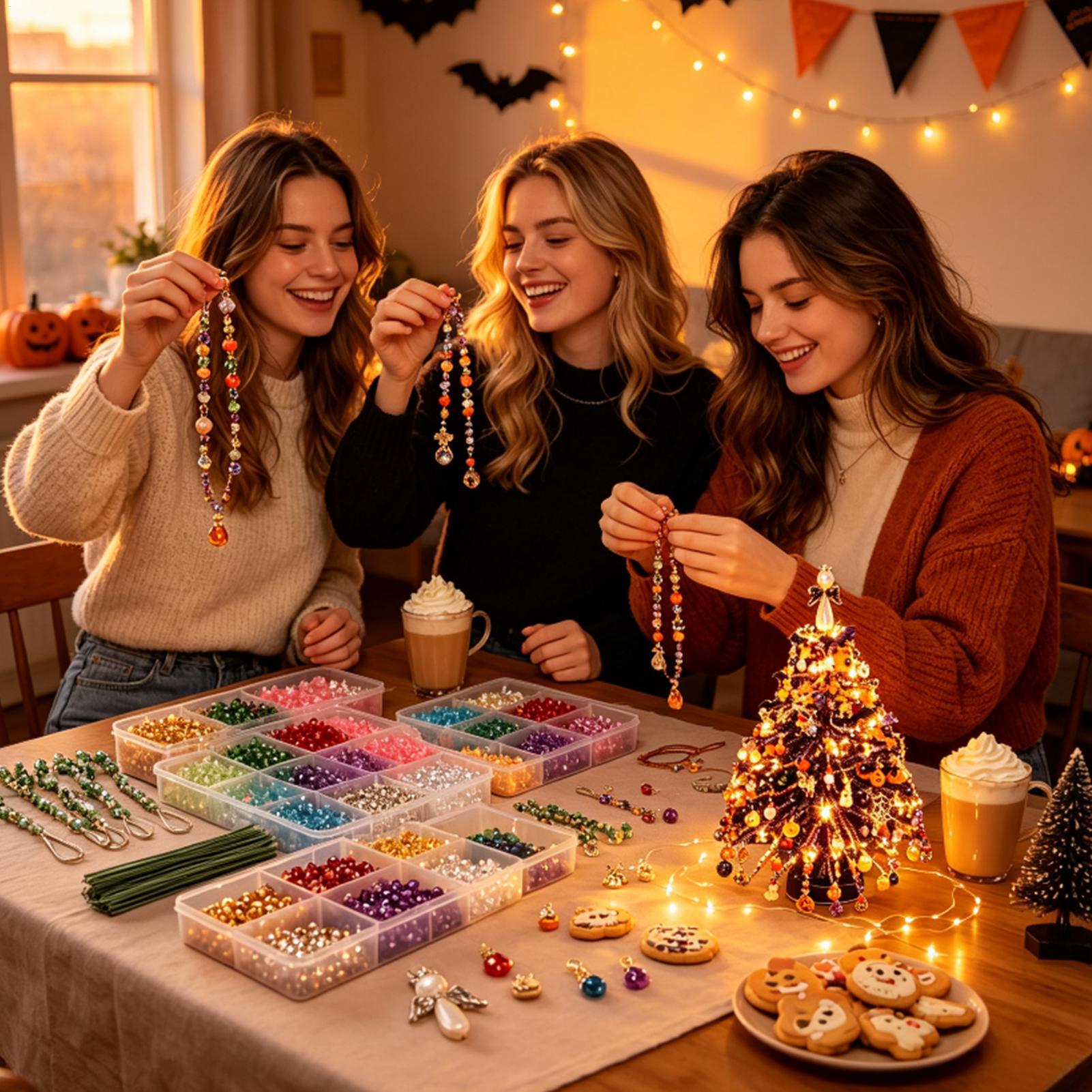 クリスマスツリーのビーズアート 冬のホリデークラフトプロジェ - The Art And Craft Of Jewelry のレビューと価格