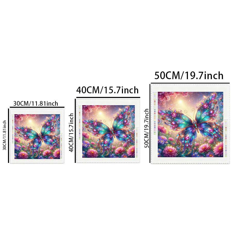 1 ピース 5D DIY フロッキングクロス、特殊ドリル、ダ - Art Craft Butterfly のレビューと価格