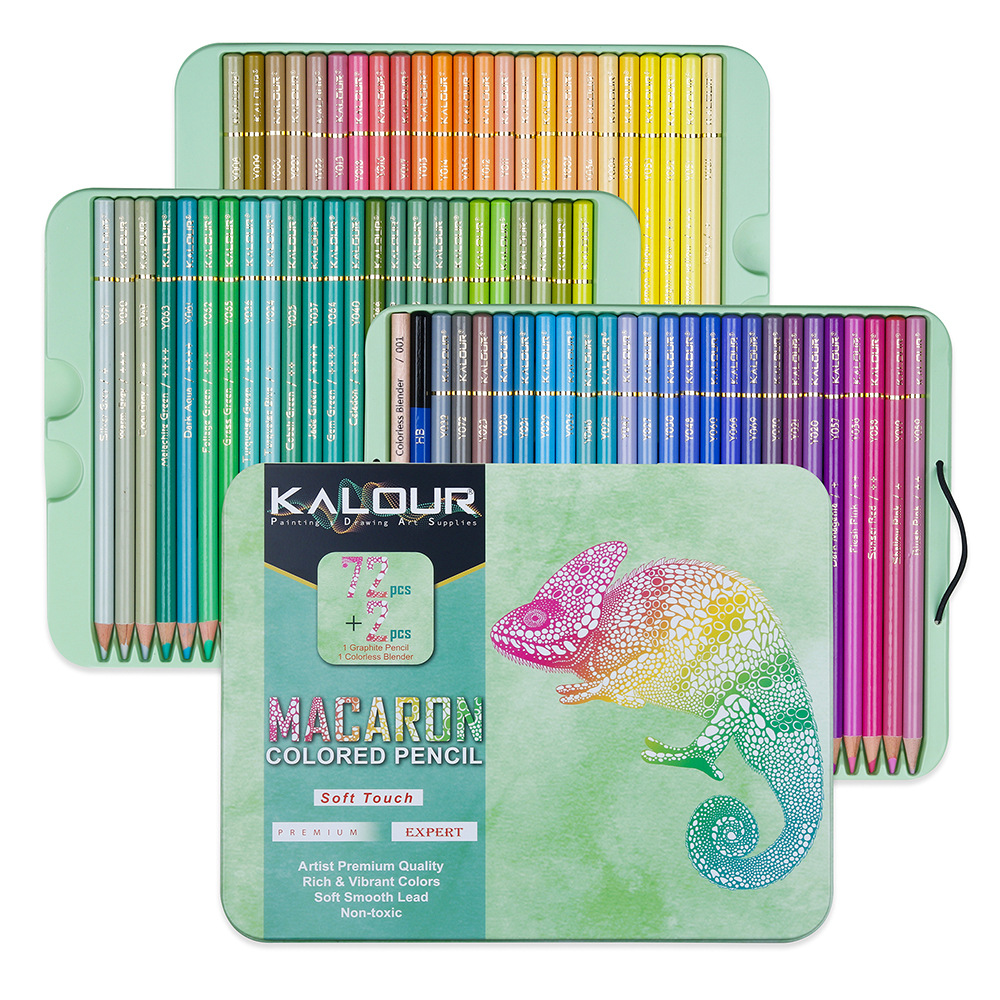 72 個マカロン色鉛筆プロフェッショナルソフトパステル着色色 - Colored Pencil Professional のレビューと価格