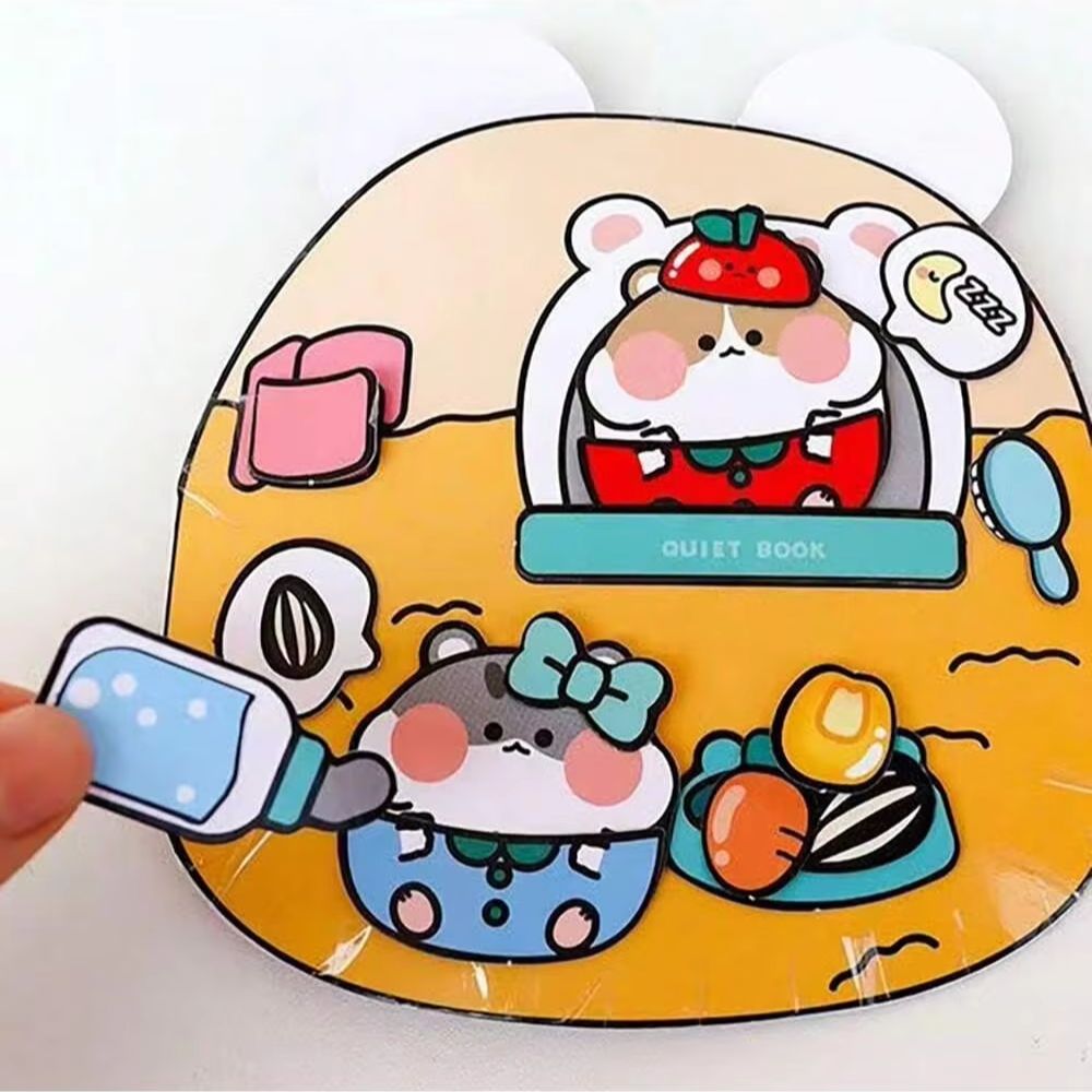 ハムスターキーパーテーマDIYクオイエットブックスクラップブ - Art Craft For 3 Year Old のレビューと価格