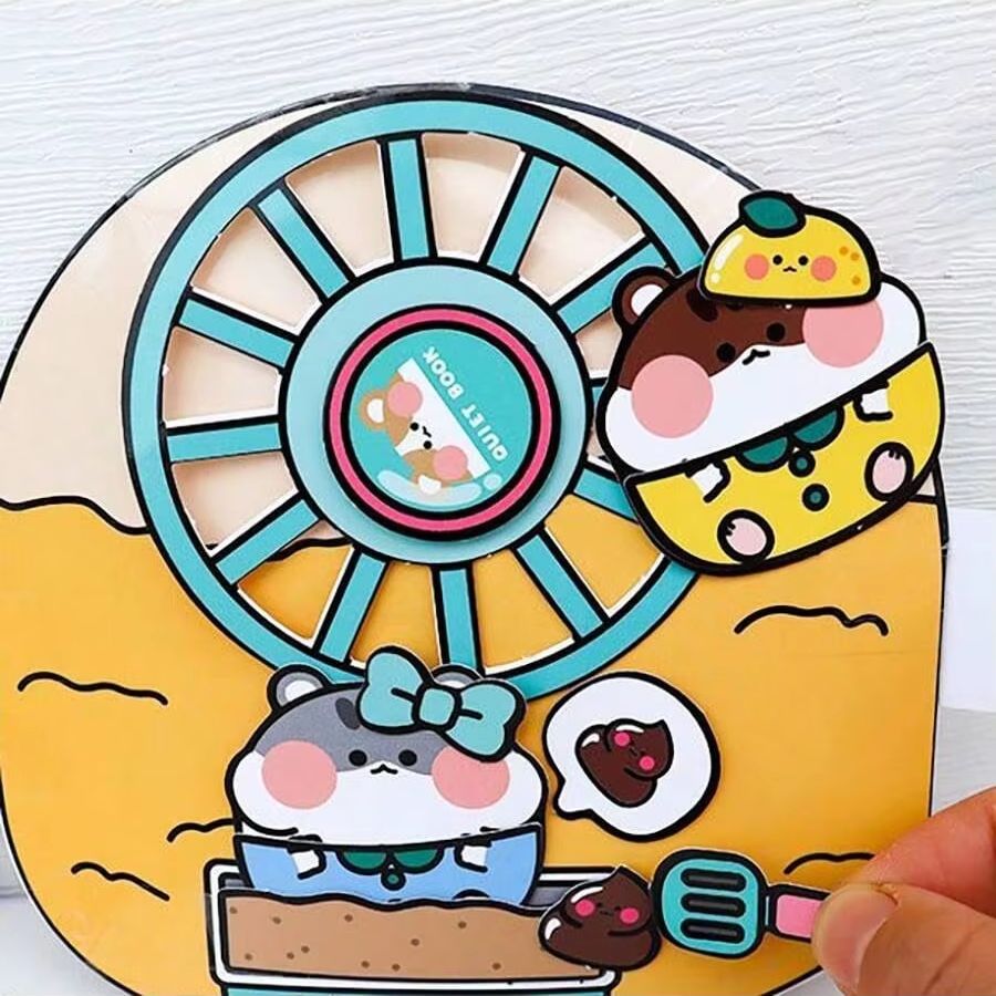 ハムスターキーパーテーマDIYクオイエットブックスクラップブ - Art Craft For 3 Year Old のレビューと価格