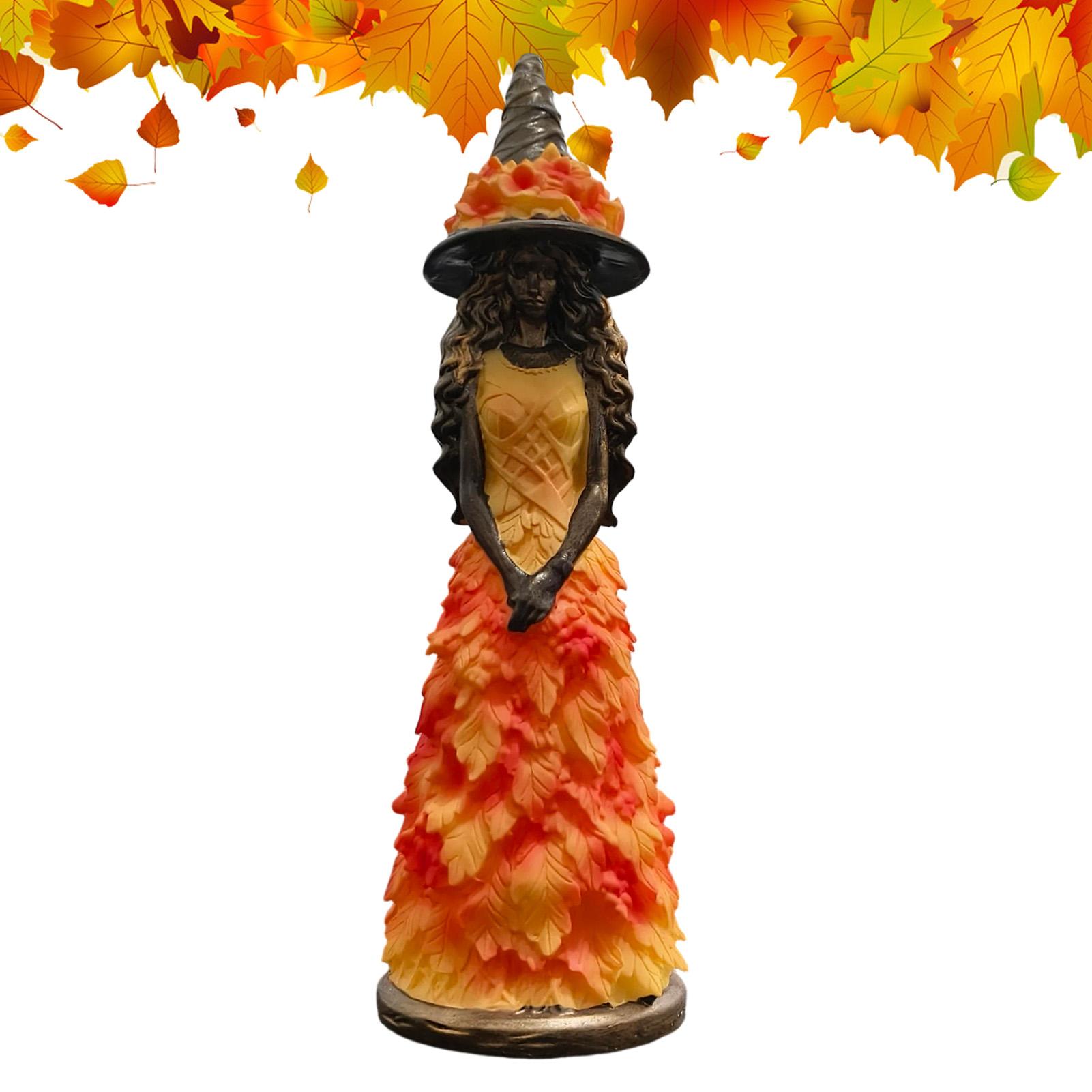 魔女の像 ハロウィン ゴシック ハーベスト デスクデコレーシ - Art And Craft Autumn のレビューと価格