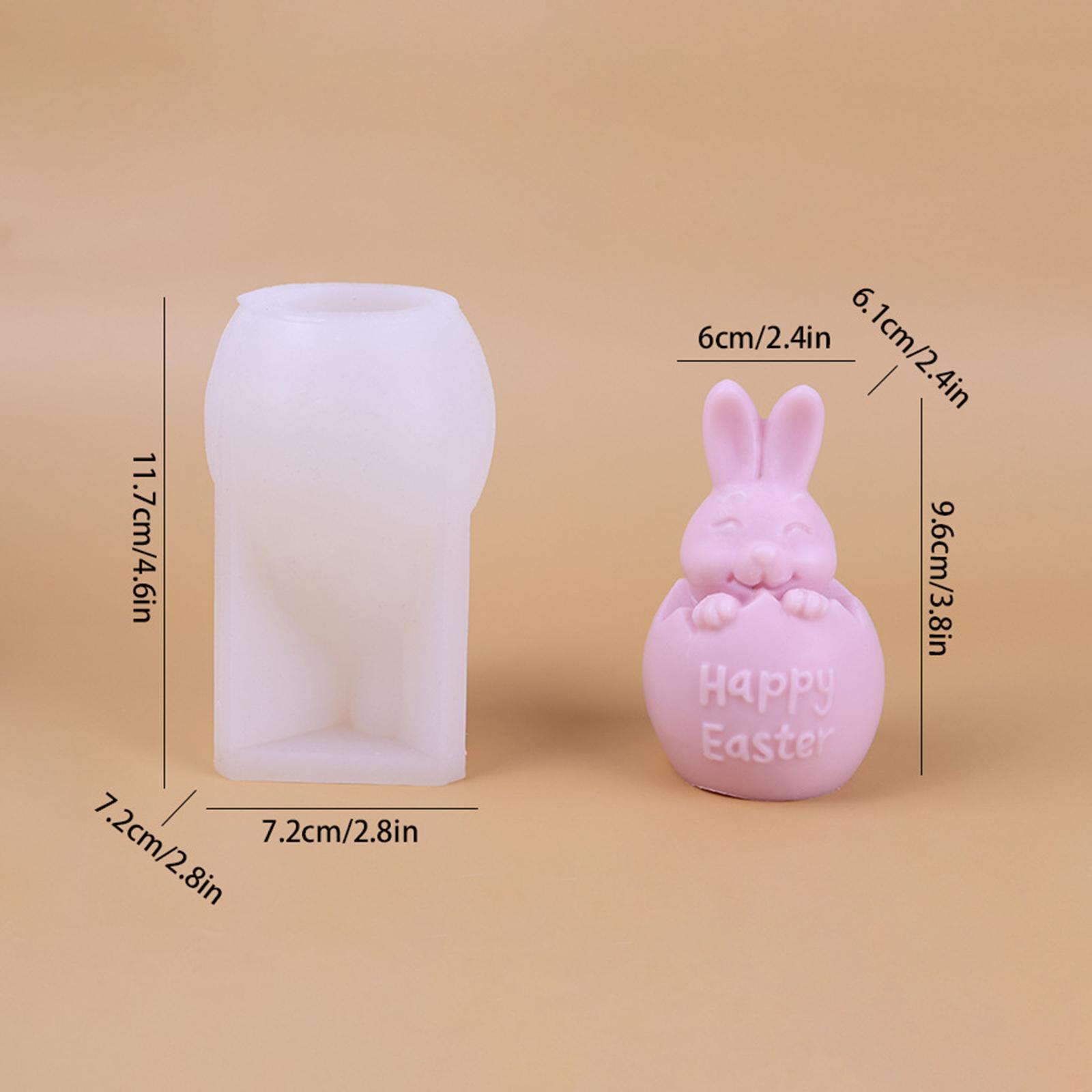 DIYエッグシェルラビットシリコンモデル ハッピーイースター - Art Craft Rabbit のレビューと価格