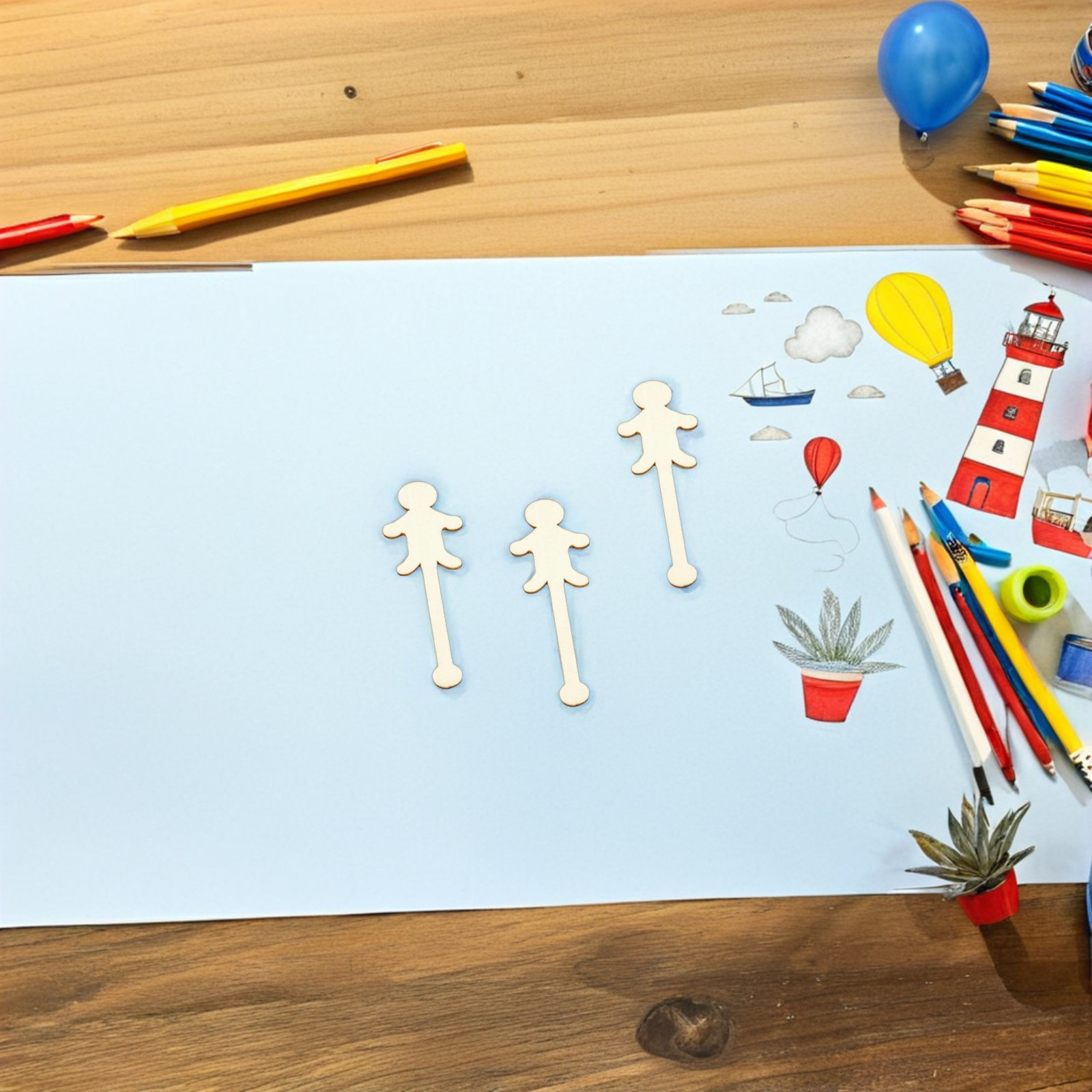 100本入り 木製アイスクリームスティック 木製クラフトステ - Art Craft With Ice Cream Stick のレビューと価格