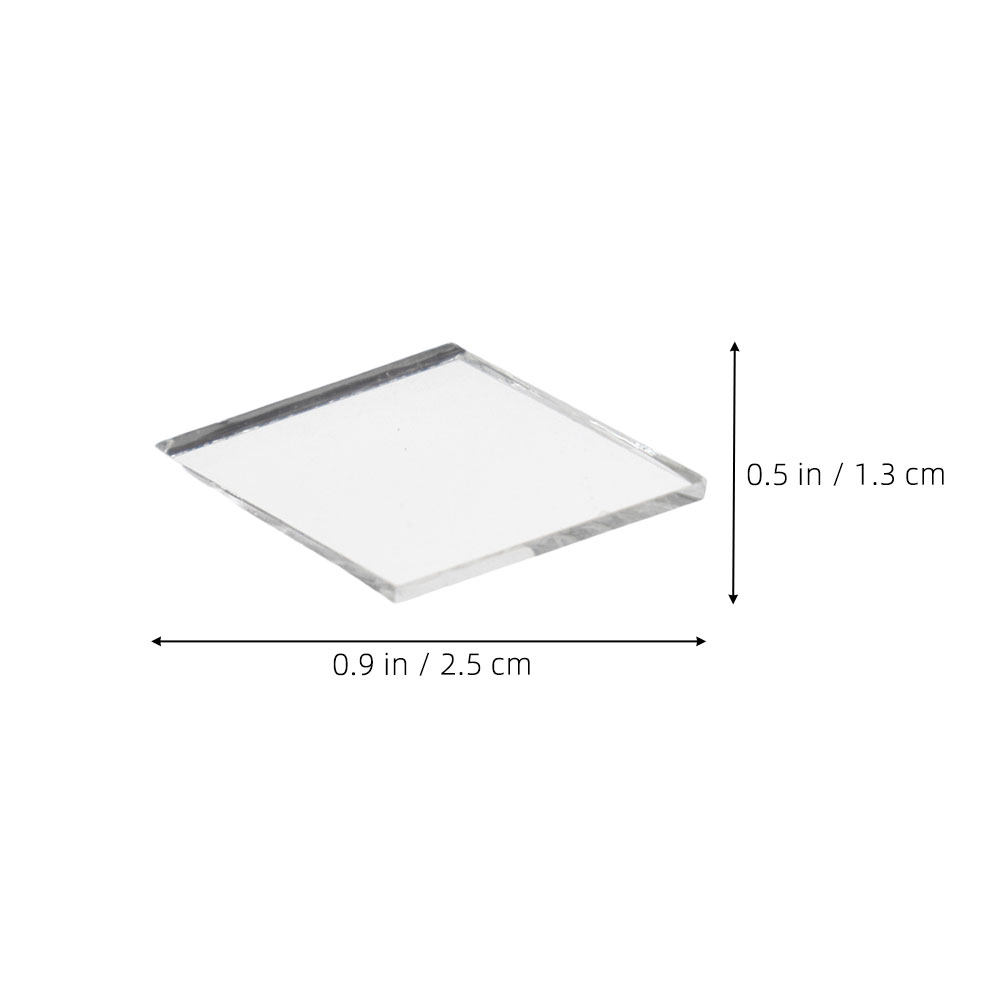 200枚入り小型菱形ミラータイル、自己粘着性反射アクリル、工 - Art Craft Mirror のレビューと価格