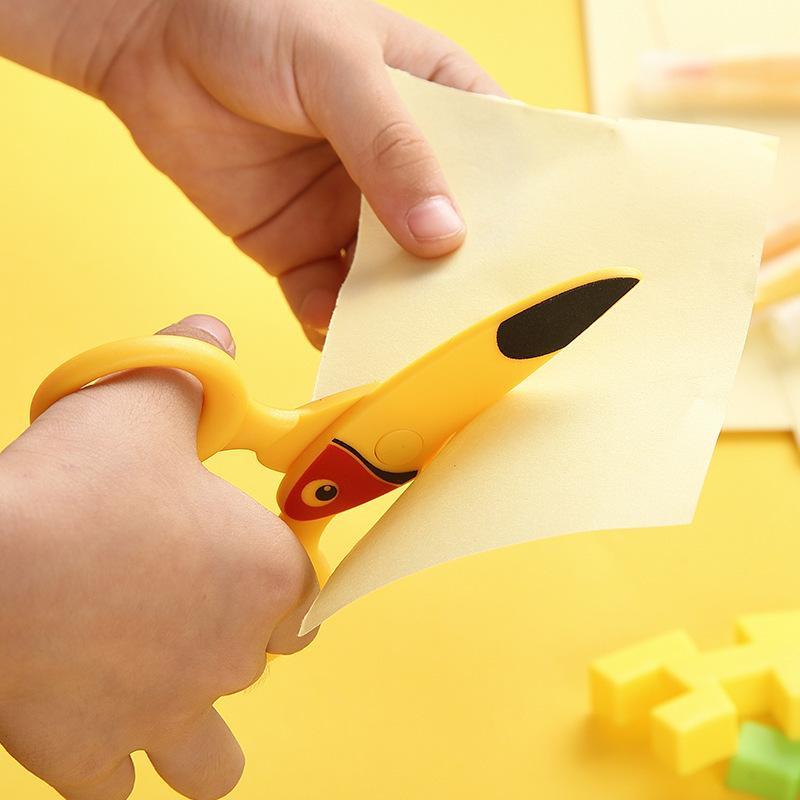 * 3 個子供用プラスチックはさみかわいい漫画のオウムイルカ - Art Craft For Preschool のレビューと価格
