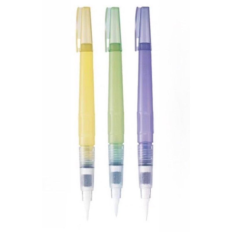 日本製クレタケ万年筆水彩ブラシ、水貯蔵ブラシアートペイント、 - Watercolor Brush Pen のレビューと価格