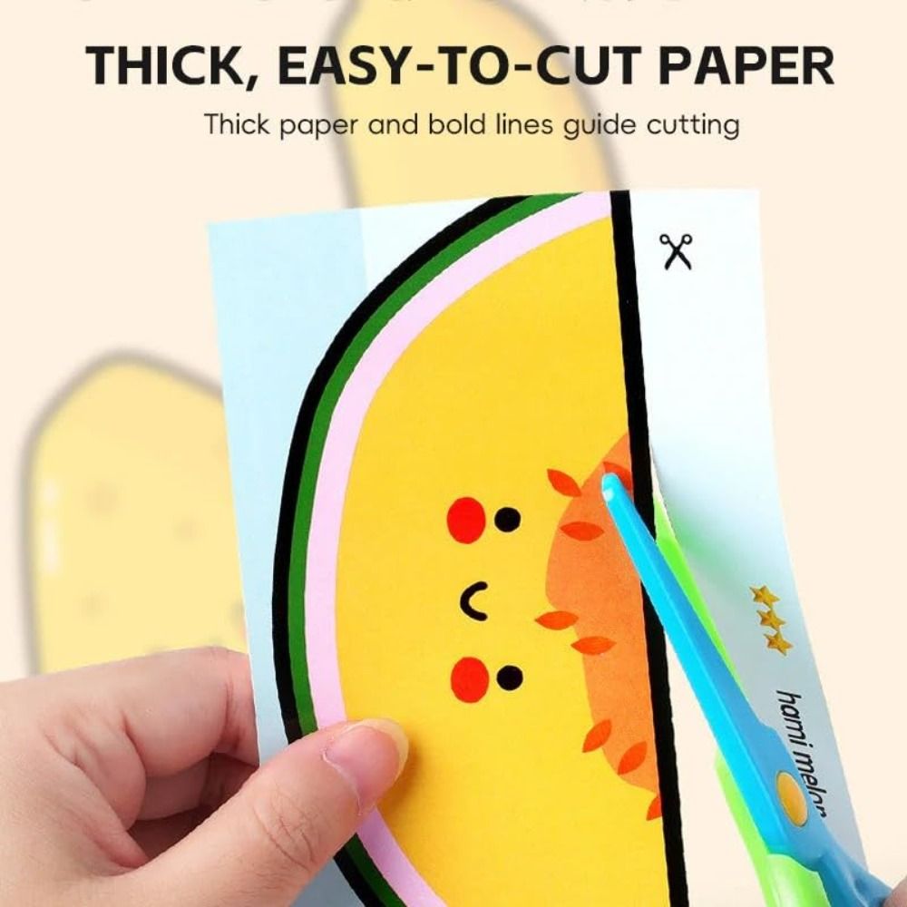安全な子供用ペーパーカッティングキット、ツール開発アートクラ - Art Craft For Preschool のレビューと価格