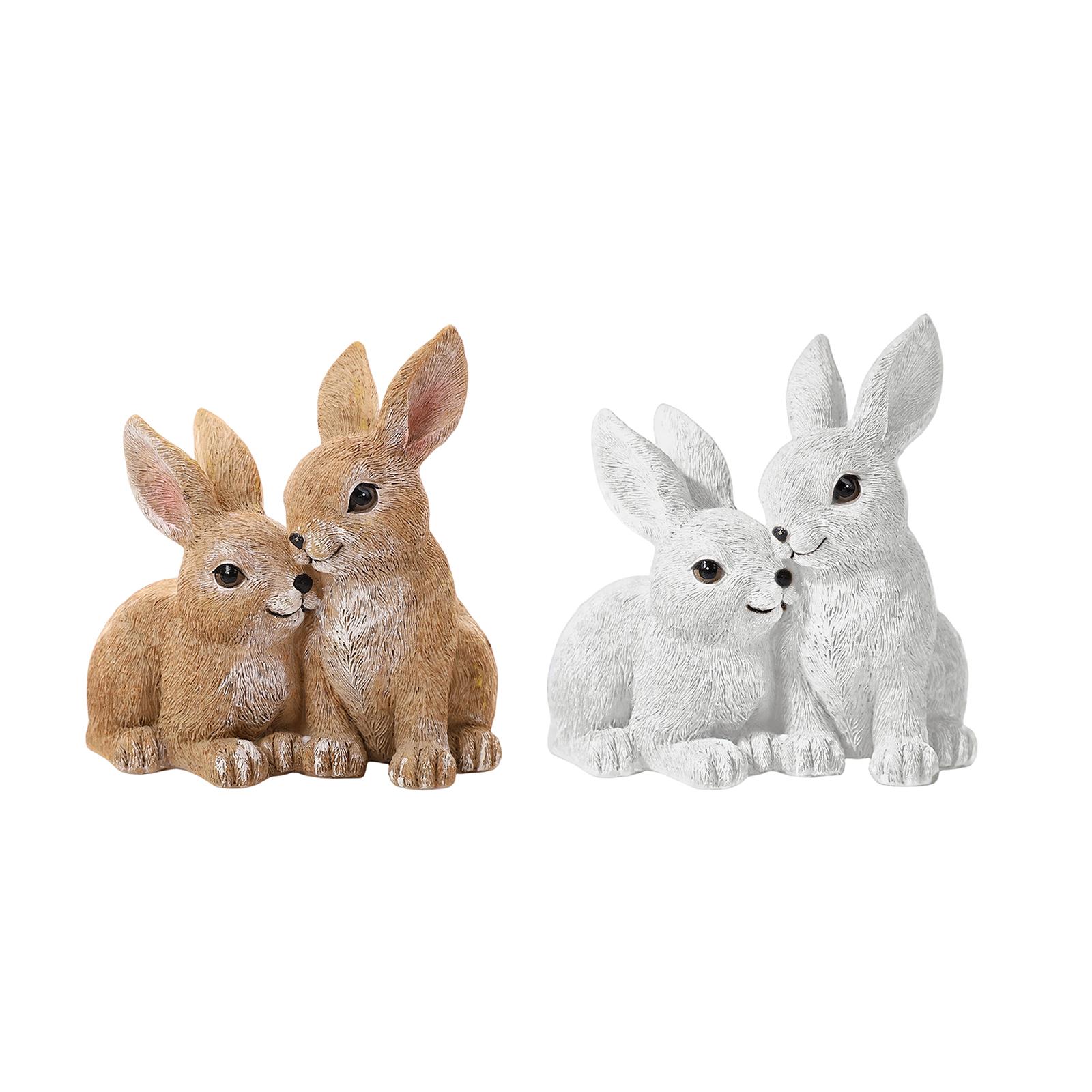 ウサギの像 イースターの装飾 愛らしい理想的なギフト アート - Art Craft Rabbit のレビューと価格