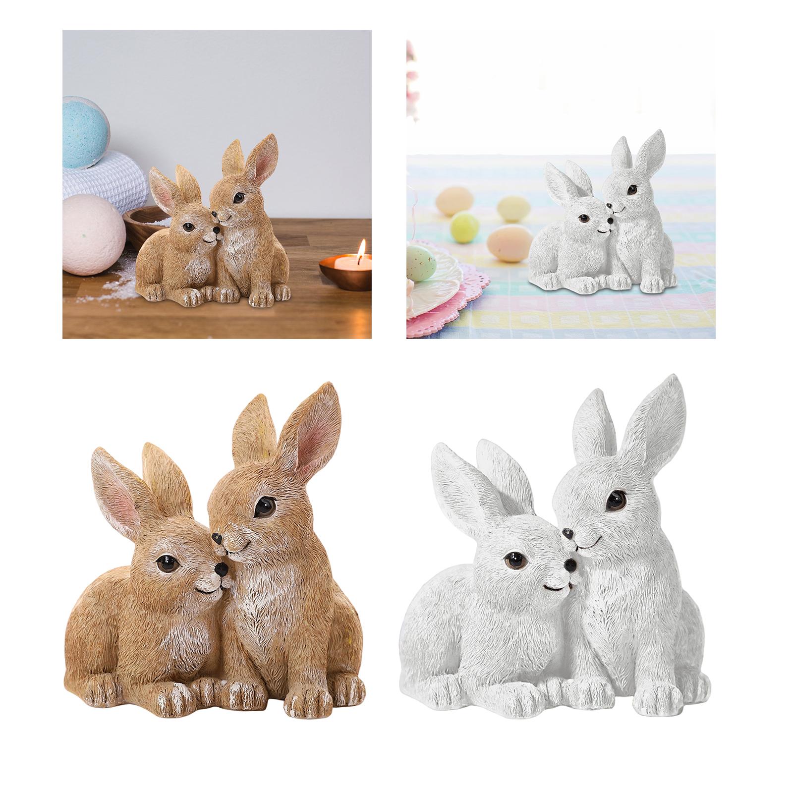 ウサギの像 イースターの装飾 愛らしい理想的なギフト アート - Art Craft Rabbit のレビューと価格