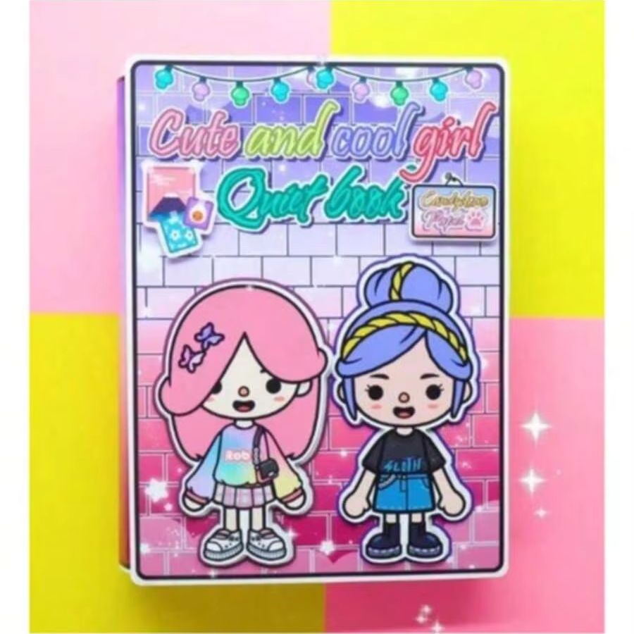 ペーパードールテーマDIYステッカークラフトキット、キュート - Art Craft For 3 Year Old のレビューと価格