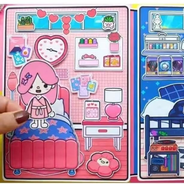 ペーパードールテーマDIYステッカークラフトキット、キュート - Art Craft For 3 Year Old のレビューと価格