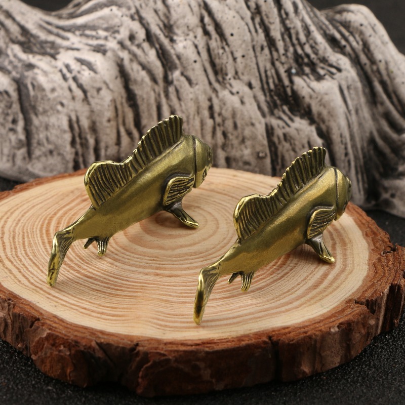 1 PC 真鍮魚飾りクリエイティブティーペット動物装飾クラフ - Art Craft Easter のレビューと価格