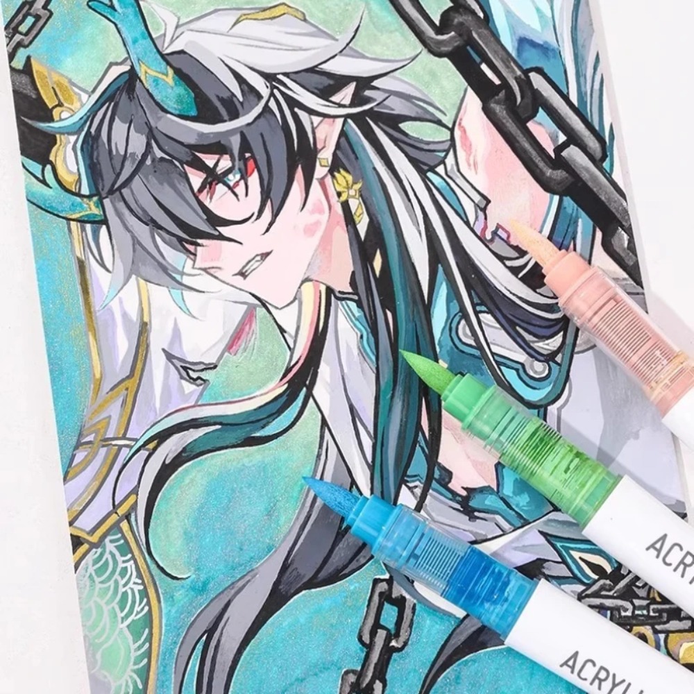 LANGUO 24-288色アクリルマーカーペンセット、直接 - Illustration Marker Set のレビューと価格