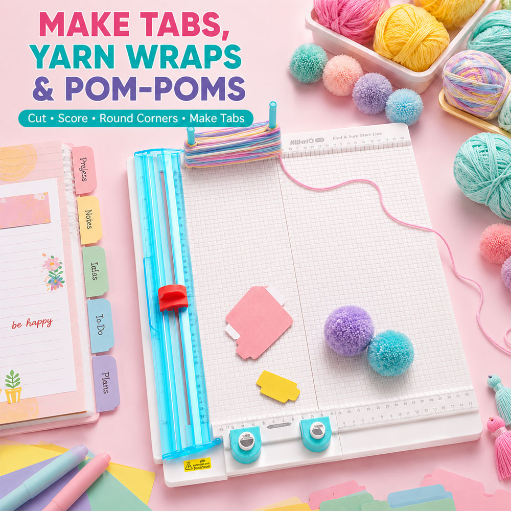 7-in-1ペーパーカッター＆スコアリングボード、10枚用折 - Art Craft With Paper のレビューと価格