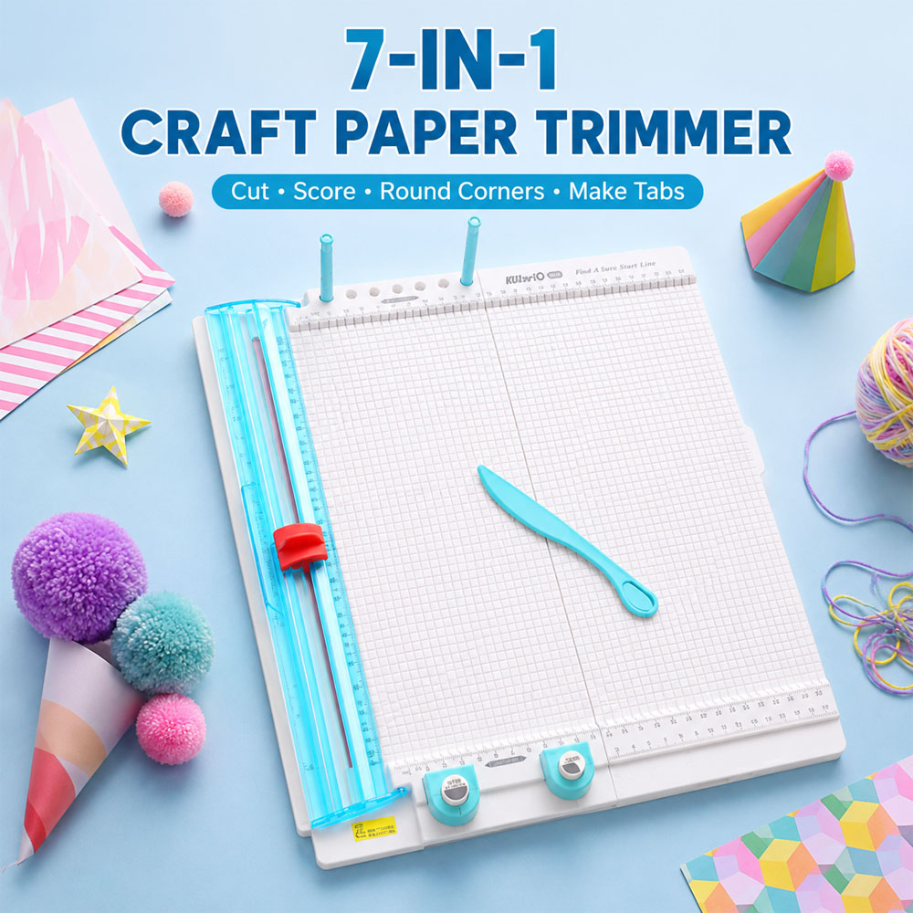 7-in-1ペーパーカッター＆スコアリングボード、10枚用折 - Art Craft With Paper のレビューと価格